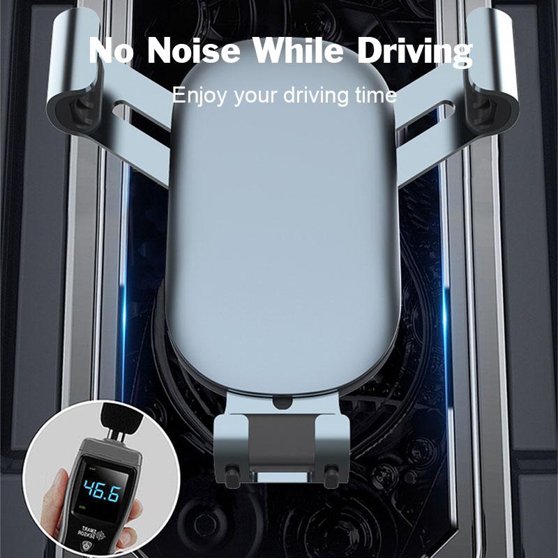 Car Phone Holder Gravity Sensing Bracket Stable Not Shaking Compatible Most Phones Aluminum Alloy High Quality