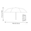 Compact Folding Ultra-Light Umbrella UV Protection Portable Parasol Sunshade Umbrella  Rainy Season