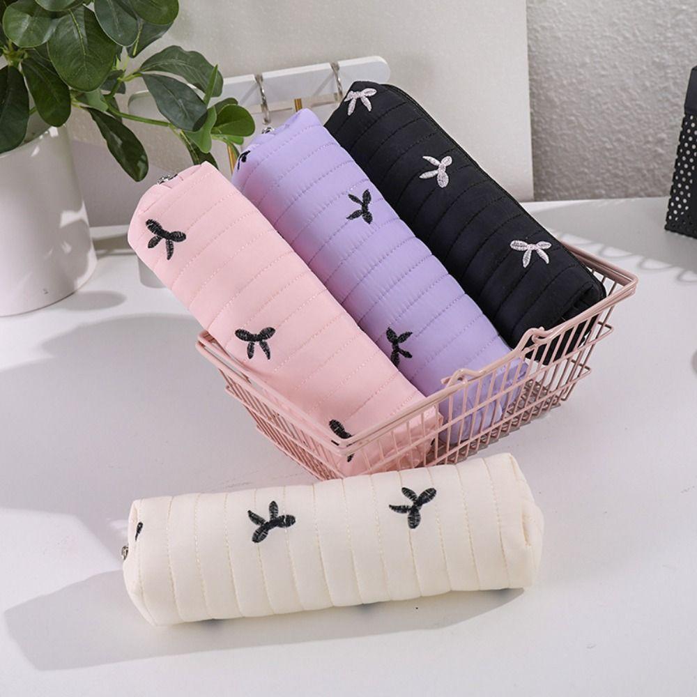 Zipper Pen Bag Soft Touch Stationery Bag New Pencil Case  School Supplies