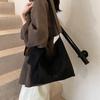 Suede Shoulder Tote Bag Women'S Light Luxury High-End Casual Messenger Handbag