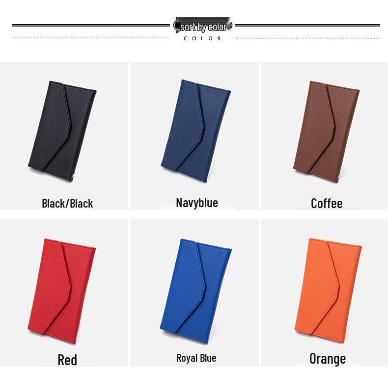 Tao Yin 2024 RFID Anti-Theft Passport and Card Holder: Simple, Solid Color, Multi-Functional for Travel