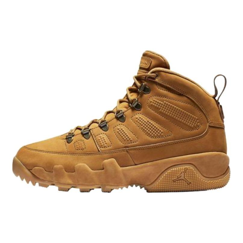 Jordan Air Jordan 9 Vintage Basketball Shoes Men's Wheat Yellow AR4491-700(2025)