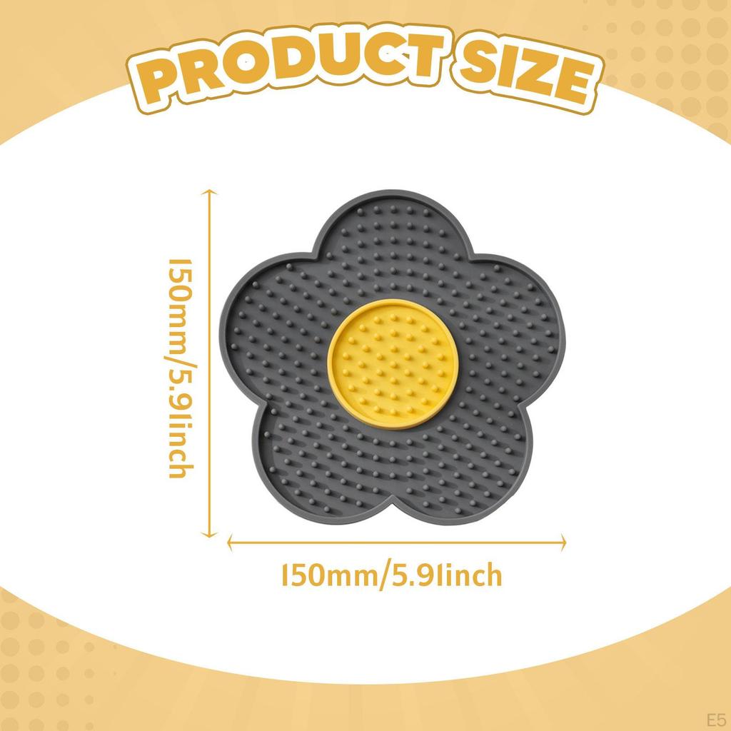 Dog And Cat Lick Mat with Suction Cups, Puppy Bowl, Peanut Butter Pad, Mat, Slow Feeder for