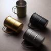 Retro Distressed 304 Stainless Steel Camping Mug for Coffee, Adventure, Water & Beer