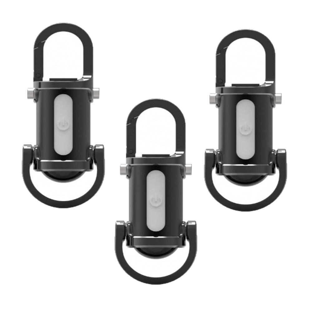 COB LED Mini Keychain Flashlight USB Rechargeable Portable Flashlight Keychain Light Camping Pocket Torch Lamp For Outdoor Camping Fishing Walking