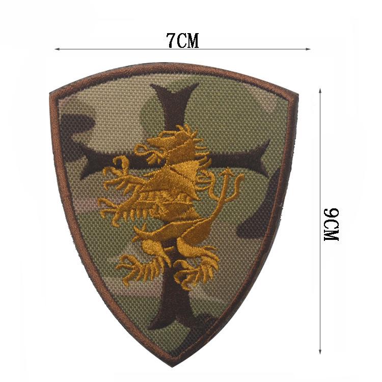 Patch Morale Ricamata Velcro Tattica Squadra Comando Foche 6