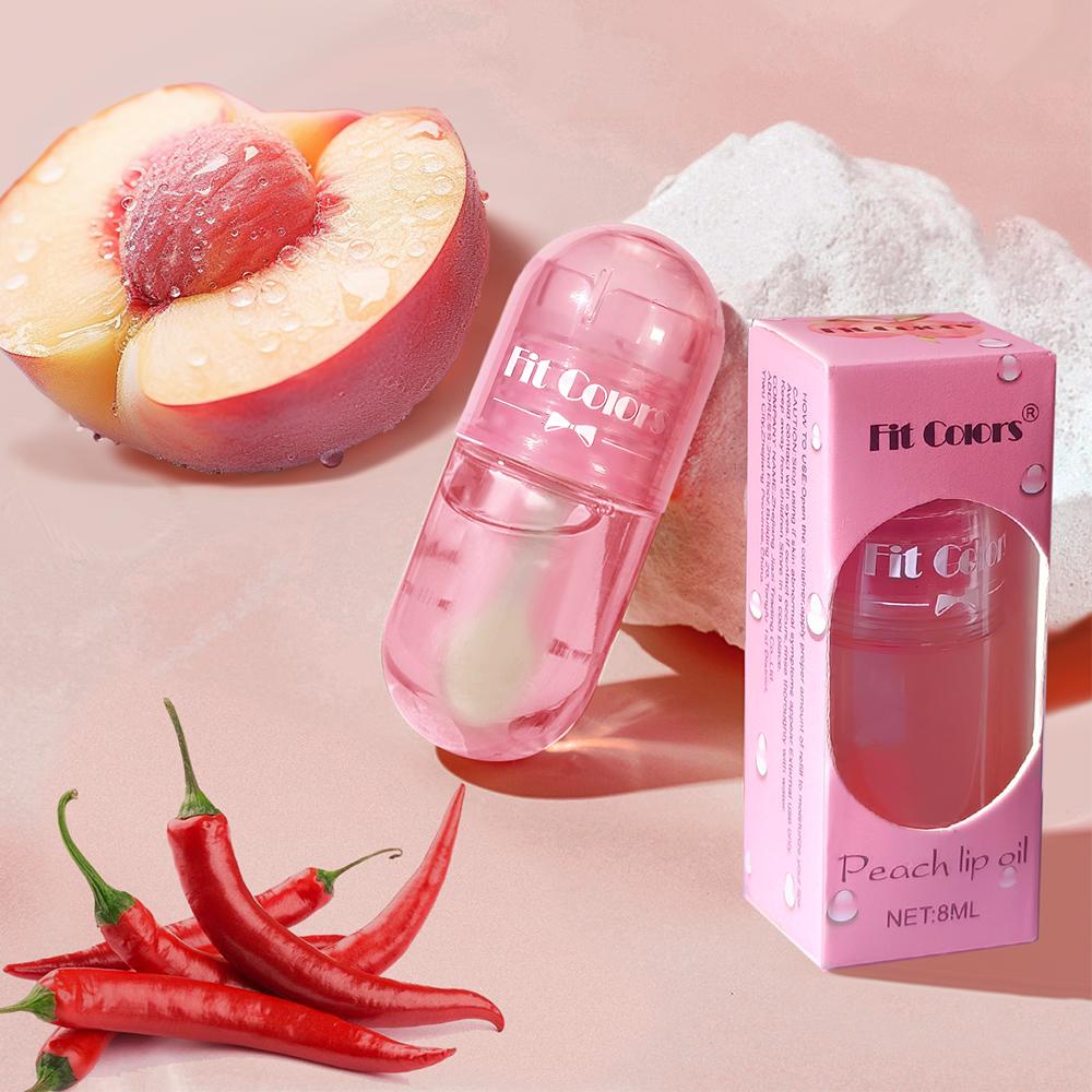 Hydratační lesk na rty Zvětšující měnící barvu Kapsle na rty Hydratační Dlouhotrvající Přírodní šťavnaté rty Make-up