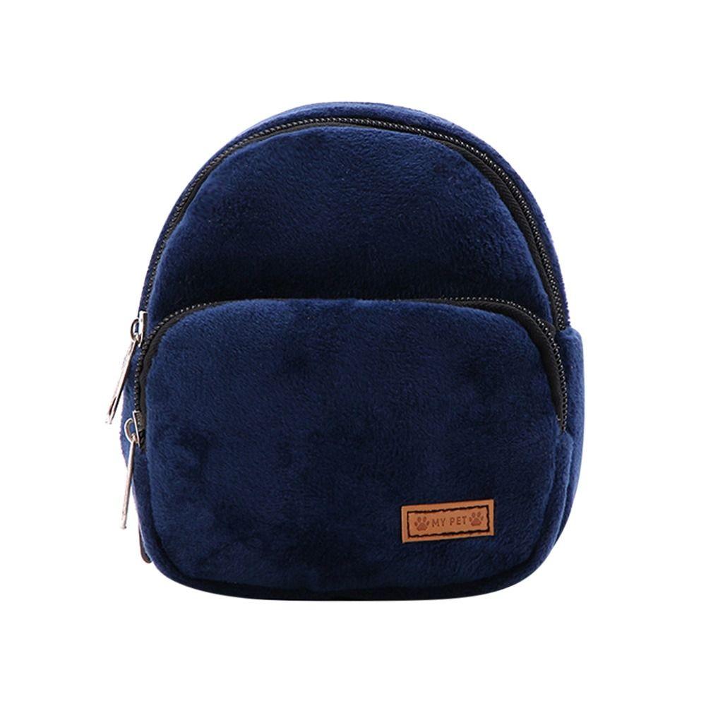 

Регульований портативний приладдя для котів Сумка для закусок для домашніх тварин Аксесуари для собак Рюкзак для домашніх тварин Рюкзак для собак синій