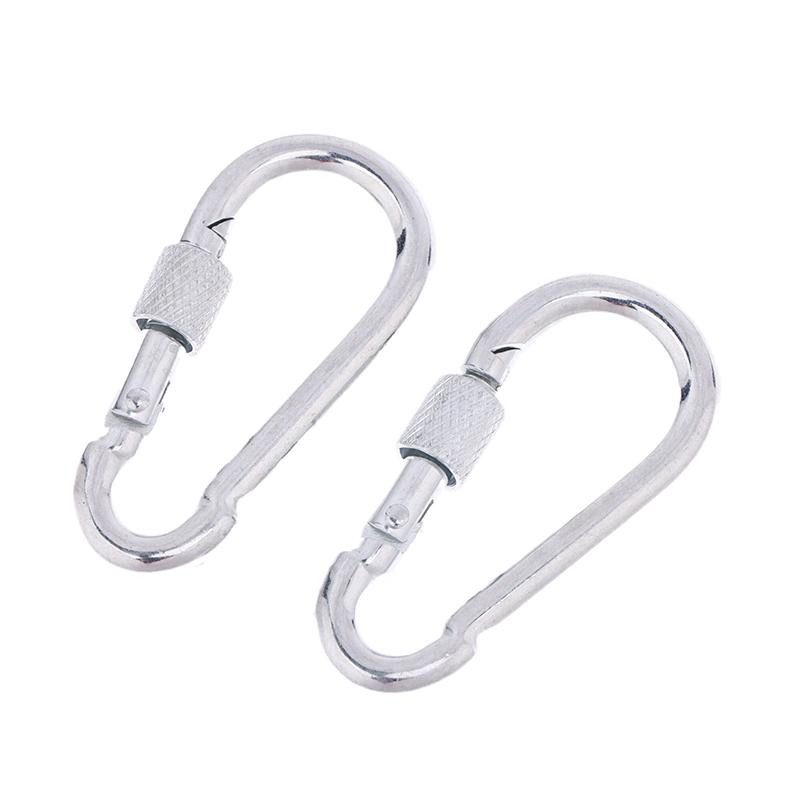 2Pcs Durable Hanging Belt Hammock Swing Hanging Belt And Steel Alloy Hooks Outdoor Camping Hiking Tools Hammock Accessories