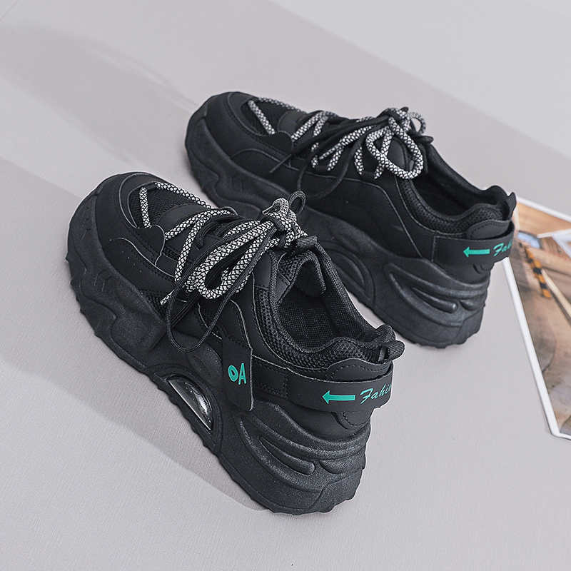 Fashion Thick-heeled Tied Women Summer Boots Flats Sports Shoes Designer Women's Sneakers Sapateni Sepatu Casuals Basquet Excercise