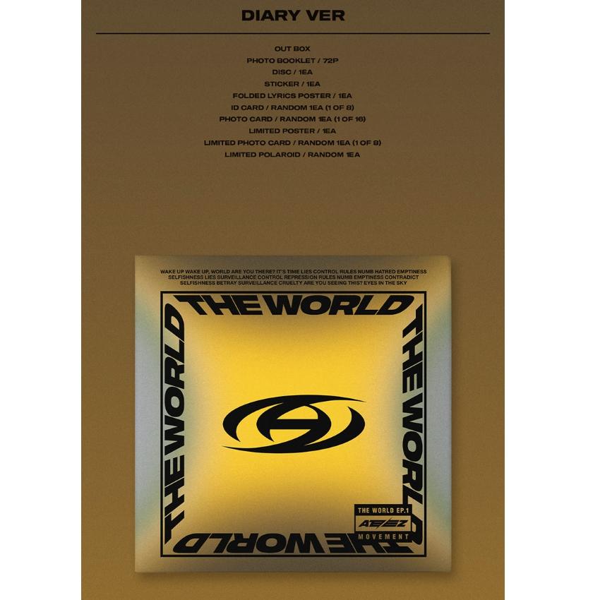 

ATEEZ [СВІТ ЕП.1 : РУХ] 8-й міні-альбом DIARY VER.