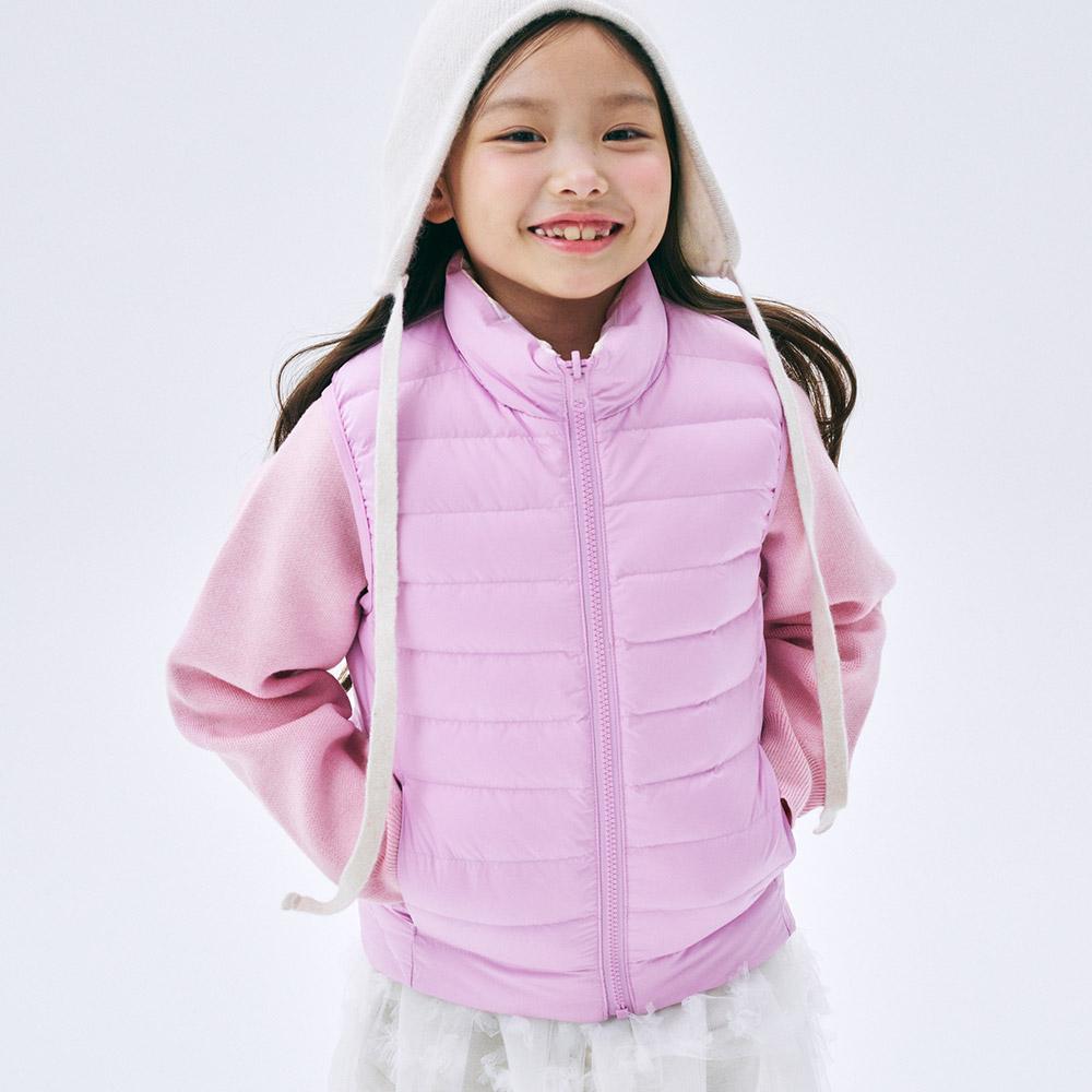 [mardimercredi] Kids Down Vest Flower Reversible