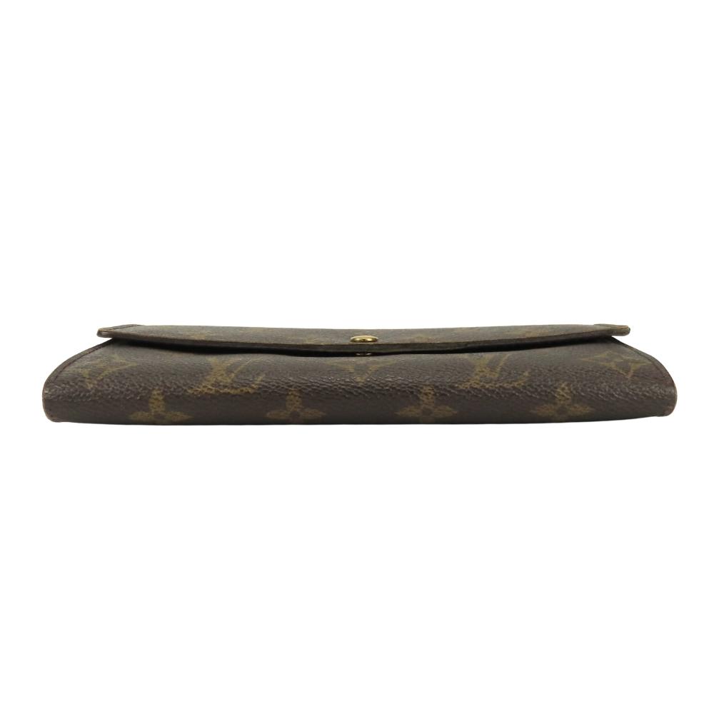 Used LOUIS VUITTON Purse Portefeuille Sara M61734 Monogram Brown Classic