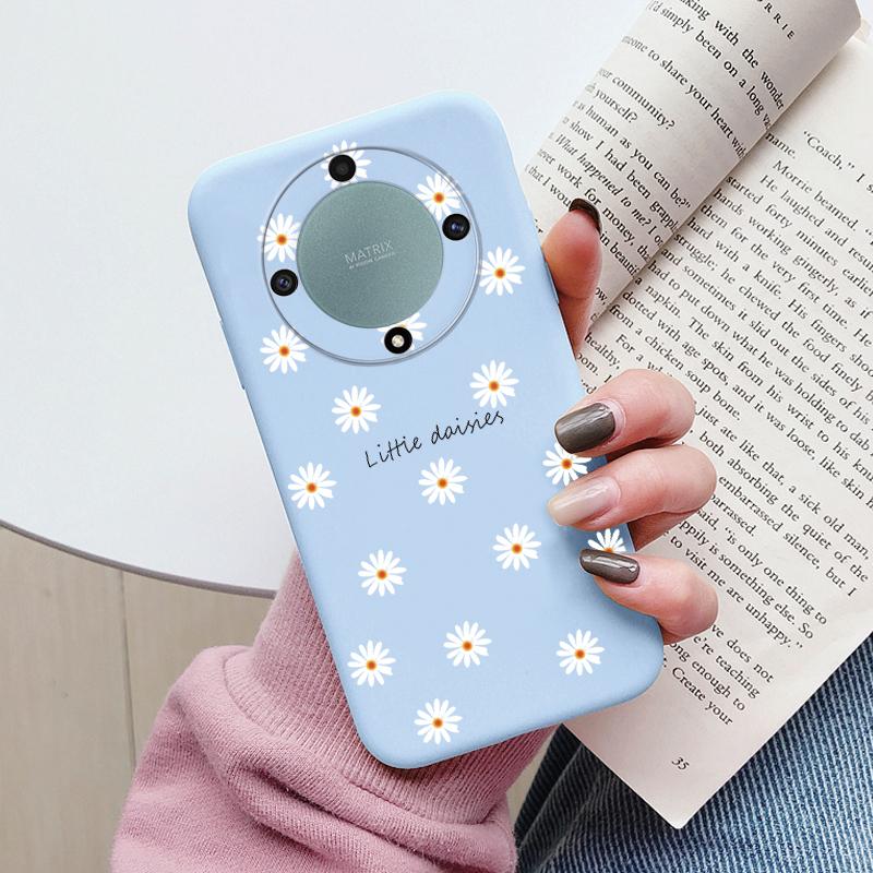 

Love Heart Daisy Flowers For Honor X9a X9b X9c Magic5 Lite 5G Magic 6 5 7 Lite Case Silicone Soft Cute Cartoon Fundas Capa Shell Honor Magic6 Lite