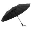 Automatic Folding Umbrella Graphite Black 12 Ribs UV Protection Auto Collapsible Umbrella for Outdoor