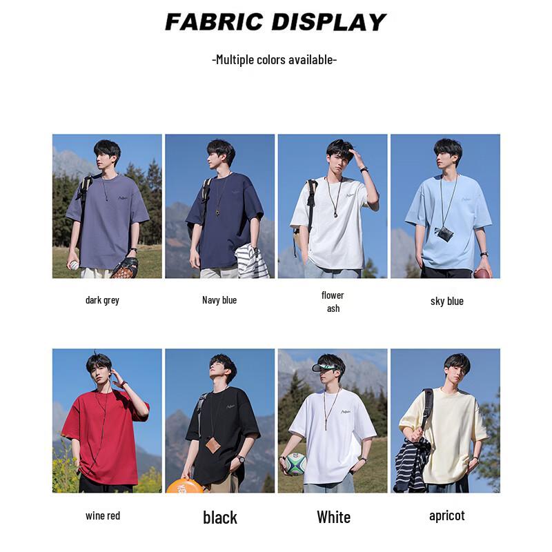 Mark Fairwhale Unisex Pure Cotton Loose Fit Short Sleeve T-Shirt