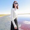 Sancai Winter V-Neck Cable Knit Pullover