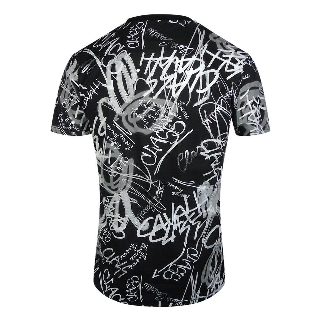 Cavalli Class Mens Graffiti T-Shirt
