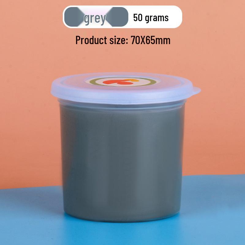 50g Large Jar Pack: Super Light Nontoxic Colored Clay for Kids' DIY Crafts and Toys