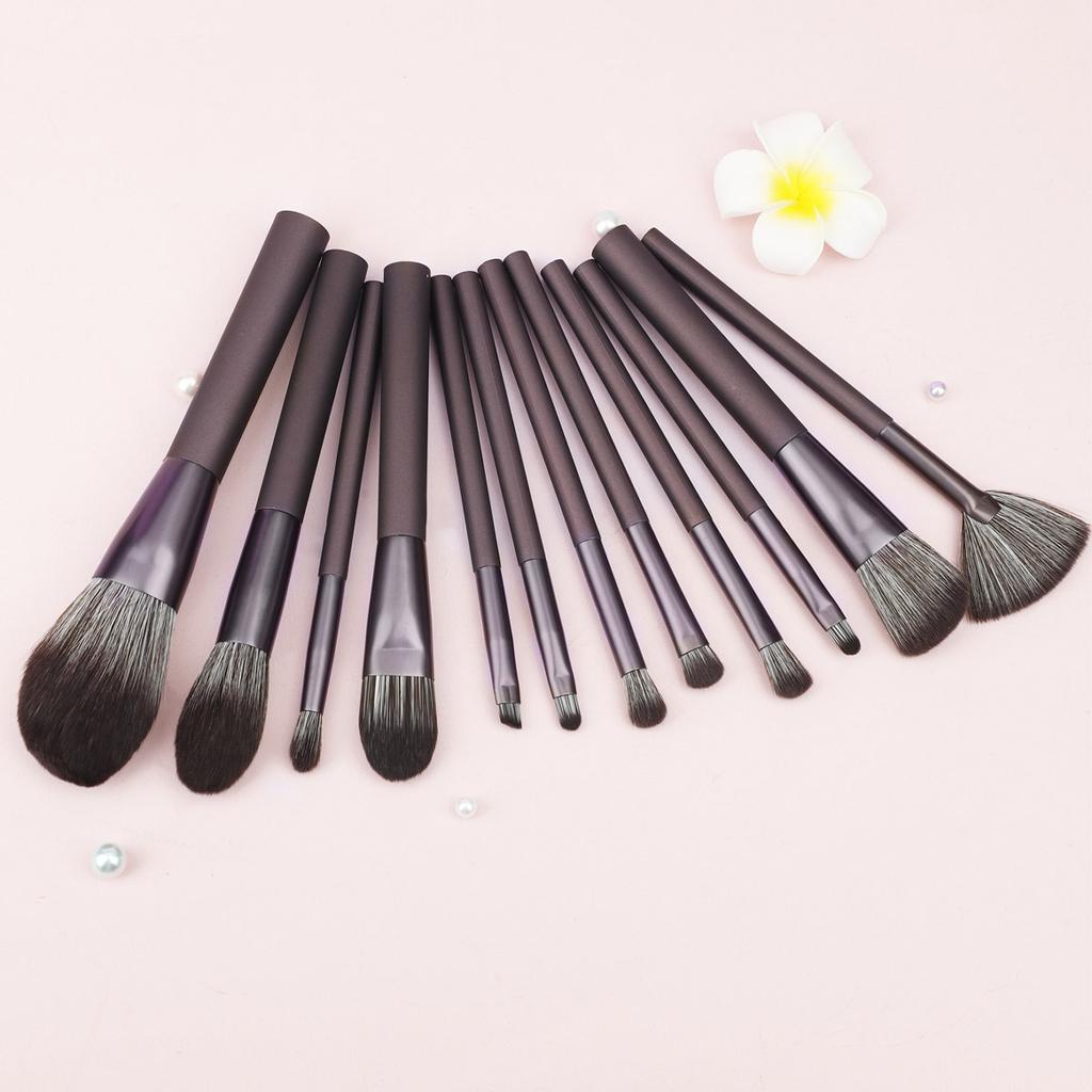 12 Makeup Brushes Set Cangzhou Soft Hair Loose Powder Brush Eyeshadow Brush Foundation Brush Excess Paint Beauty Tools