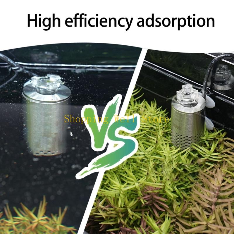 KX4B Kompaktowe Akwaria Odpieniacz Oleju Stal Nierdzewna Elektryczne Narzędzie do Czyszczenia Wody