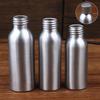 30/50/60/100/120/150/200/250Ml Aluminum Bottle With Lid Cosmetic Refillable Bottles Silver Lid Aluminum Container Travel Bottle