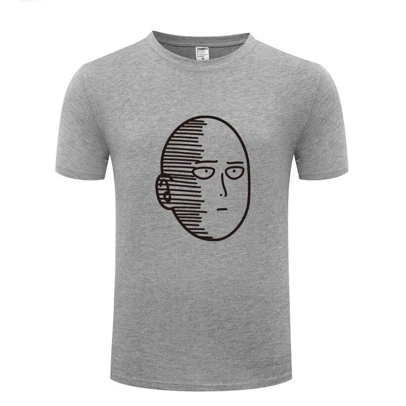 One Punch ONE Oppai Μπλουζάκια Unisex Anime Κινούμενα Σχέδια Κοντομάνικα Λαιμόκοψη O Βαμβακερό Unisex Μπλουζάκι Cool Αστείο Streetwear Τοπ Μπλουζάκι Μεγάλο Μέγεθος