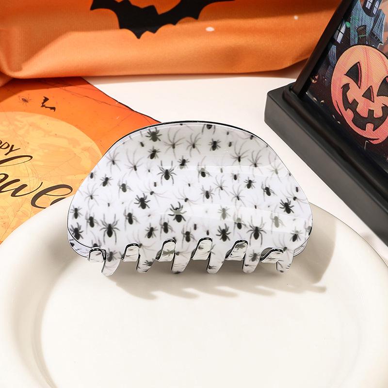 Kreative Halloween Acryl Hai Haarklammer - Damen Einzigartiges Hochsteckfrisur-Accessoire