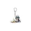 55MM Anime Genshin Impact Keychain xiao  Key Chain Acrylic Model Plate Christmas Gifts