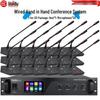 HuiDu YX-X4 Series Professional Wired Discussion Conference Microphone System (CN version)
