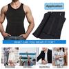 2023 Men's Slimming Compression Vest with Hook-and-Eye Zipper, Double Layer Sweat-Wicking Body Shaper