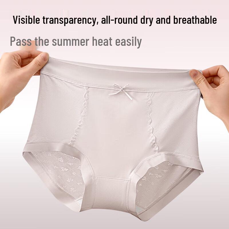 Women's Antibacterial High-Waist Briefs
