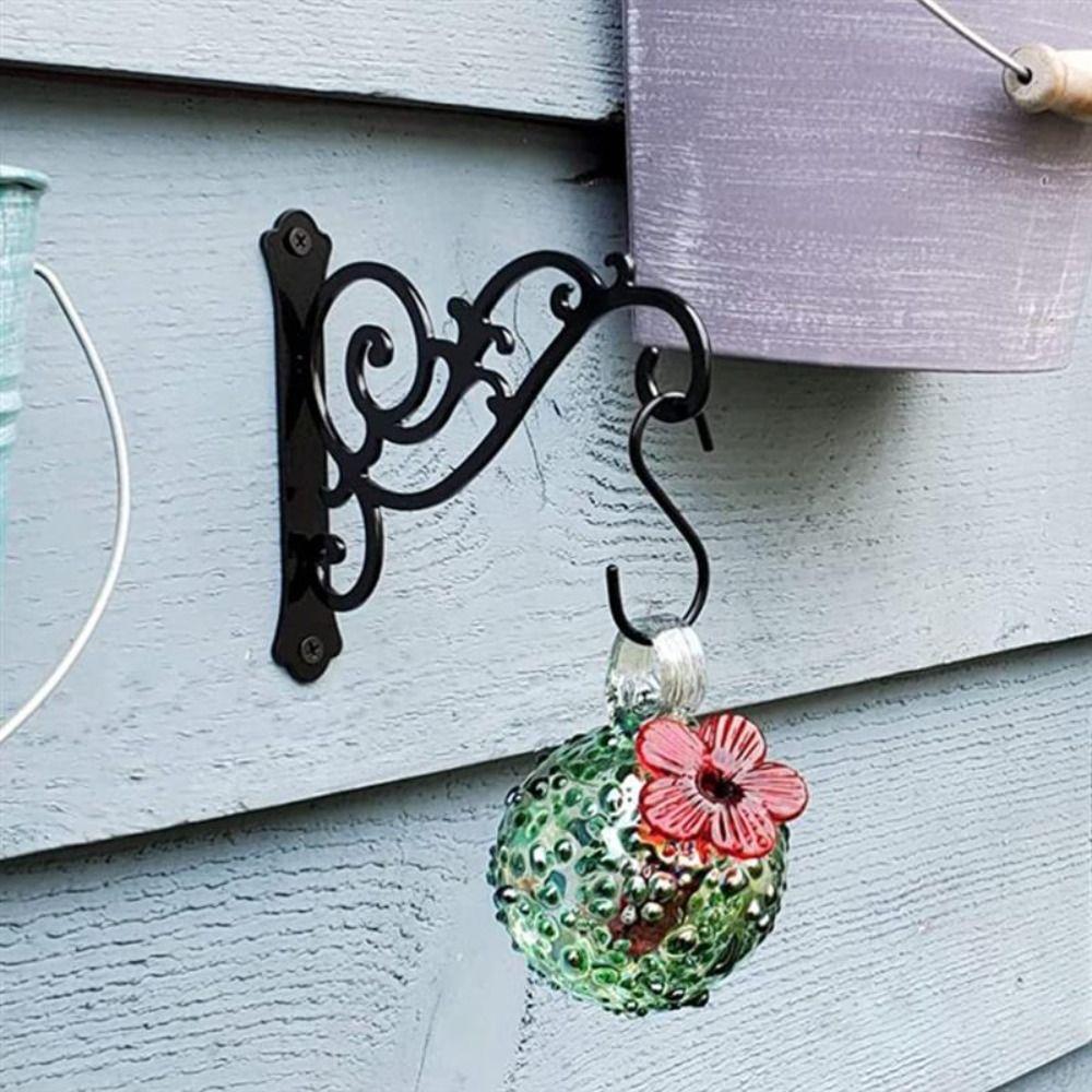 Wall Hanging Flowe Pot Bracket Stable Plant Bracket Hook Elegant Lanterns