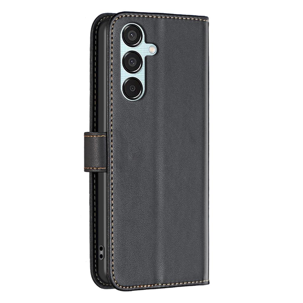 BINFEN COLOR BF17 For Samsung Galaxy M15 5G Case Magnetic Closing Drop-proof Phone Wallet Cover