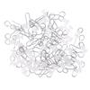 40Pcs Curtain Track Pulley Hooks S Shaped Silent Curtain Hooks And Plastic Gliders Track Rollers For Room Bathroom Curtains