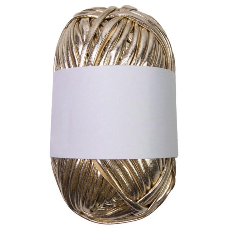 43.74yd Metallic Tshirt Yarn Fabric Cloth Knitting Yarn for Handmade Bag Purse Wallet Blanket Cushion Mug Pad Crocheting