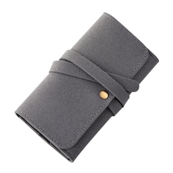 Schmuckkästchen Mehrere Fächer Gebürstete Oberfläche Kompakt Tragbar Reise-Schmuckorganizer Leichte Zubehör-Etui