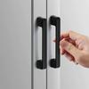 10pcs Black Zinc Alloy Door Pulls Handles T Bar Stick Kitchen Cupboard Hole Center 96mm ZeGoods