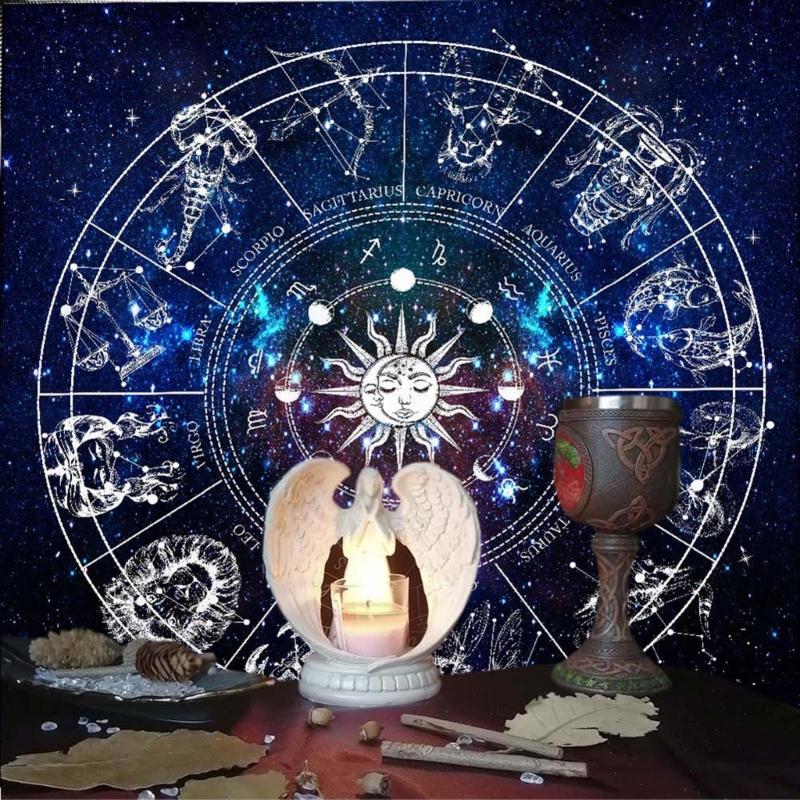 Square Flannelette Tarots Cloth Board Game Pad Astrological Pad Table Cover