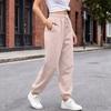 Pantalones Casuales para Mujer con Dobladillo, Ajuste Holgado, Pantalones de Chándal de Color