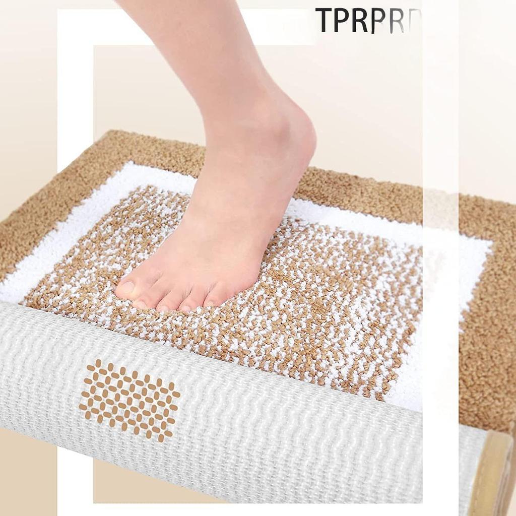 Coral Fleece Emboss Bathroom Cashmere Thickening Mat Bath Non-slip Carpets In Wash Basin Bathtub Side Floor Rug Shower Room Doormat Memory Foam 3D Pad