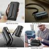 Crossbody Zipper Wallet Case For Samsung Z Fold7/Z Fold5 - PU Leather Card Holder Flip Cover