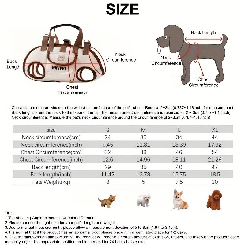

Dog Bag Outdoor Portable Breathable Traction Backpack Dog Leash Harness Can Carried or Crossbody Cat Bag Pet Sling Pet Supplies S білий