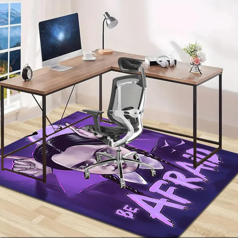 1pc Wednesday (2) Design Area Rug - Non-Slip, Soft & Cozy Floor Mat for Living Room, Bedroom, Office - Indoor/Outdoor Decorative Carpet