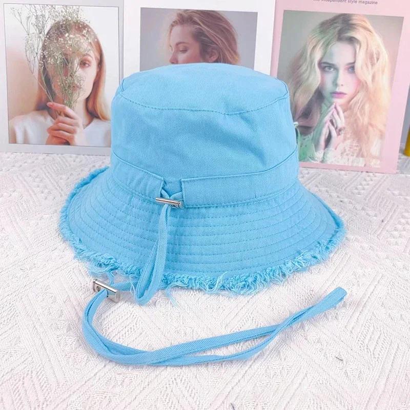 1 stuks Unisex Bucket Hat, Veelzijdige Dames Lente/Zomer Rand Zonnebescherming Strandpet, Geschikt voor Dagelijkse Vrije Tijd Vakantiekleding