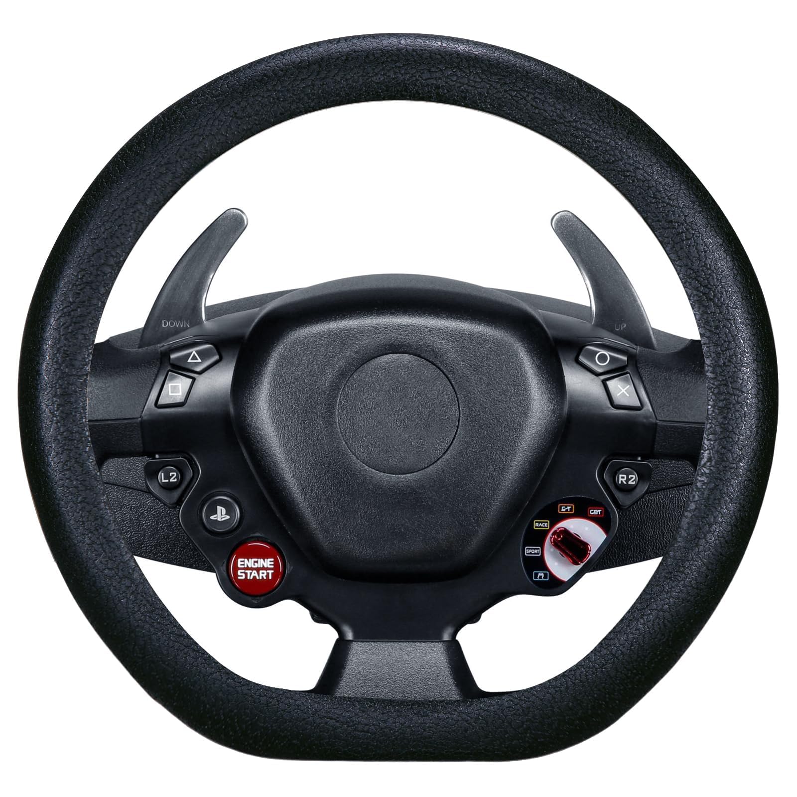 

King Company KC-93785 Odorless Premium Quality Soft Silicone Leather Textured Non-Slip Car Decoration Steering Wheel Cover Black General purpose чёрный