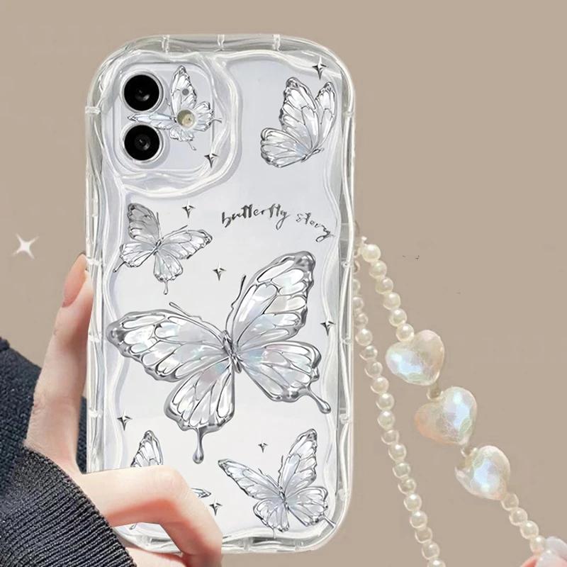 Blumen-Handyhülle für Motorola Moto G84 Edge 50 Pro Fusion Ultra G14 G24 G34 G22 G15 E13 Hülle mit Blumen-Handgelenkband Lanyard