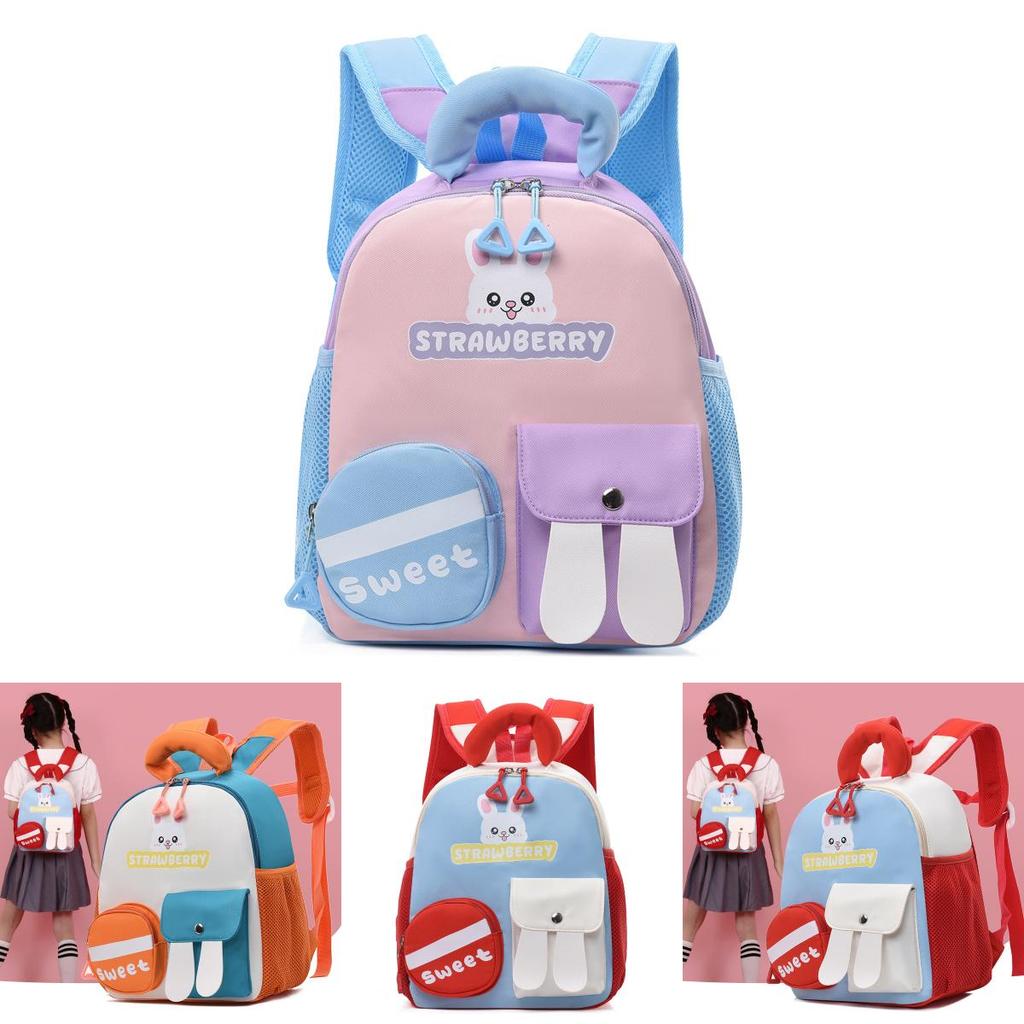 Sweet And Playful Lightweight Kids Backpack Trendy Cartoon Design For Boys And Girls