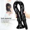 Black PVC Dildo Masturbator Sex Toy Butt Plug Adult Sex Toys Strap On Penis Big Dick