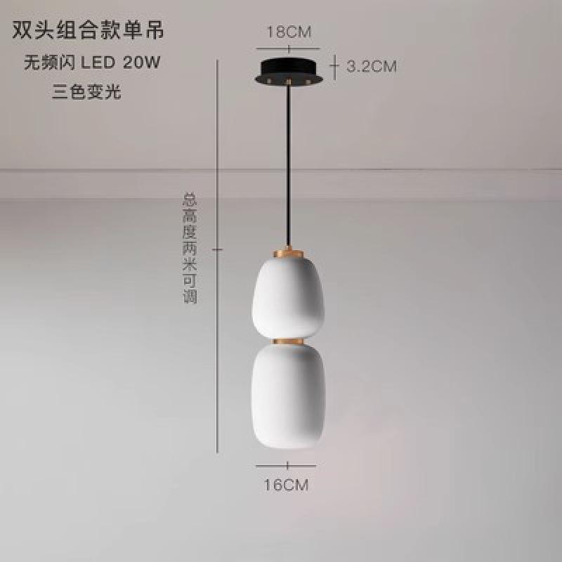 Modern Milky White Glass Pendant Lamp Nordic LED Dining Table Hanging Lamp Living Room Kitchen Bedroom Glass Ball Pendant Light